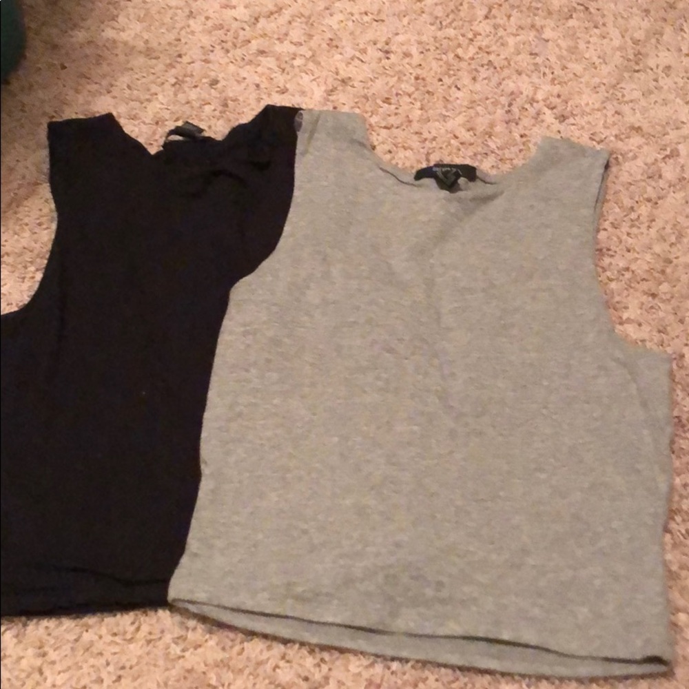 Two Forever 21 tanks size M